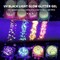 Glow-in-the-Dark Body & Face Glitter Gel – 12 Colors Chunky & Fine Glitter for Hair, Eyeshadow, Nails & UV Party Makeup | Self-Adhesive, Festival & Rave Glow Gel (Multiple colors)